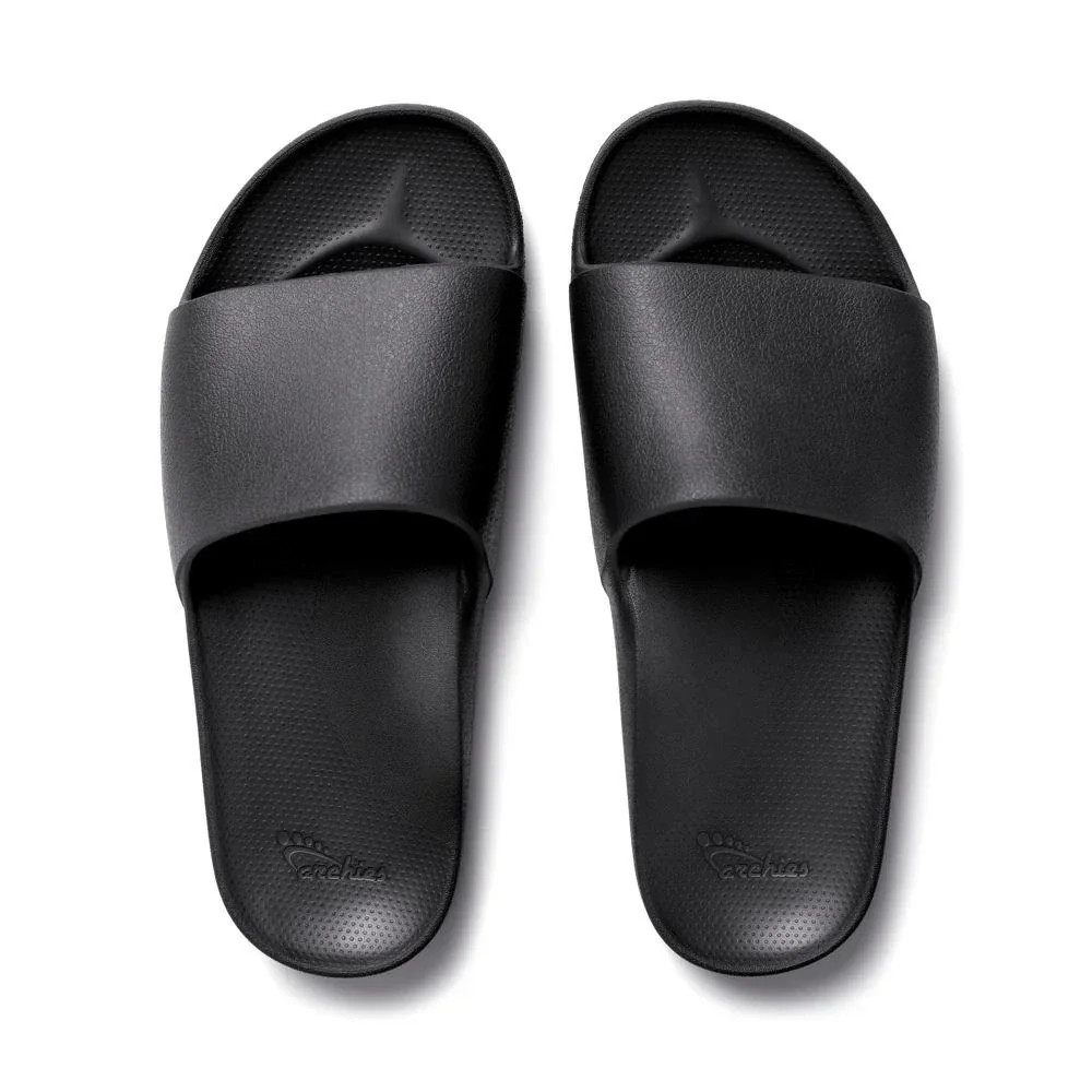 Archies Arch Support Slides Black Size 9 New With Tags